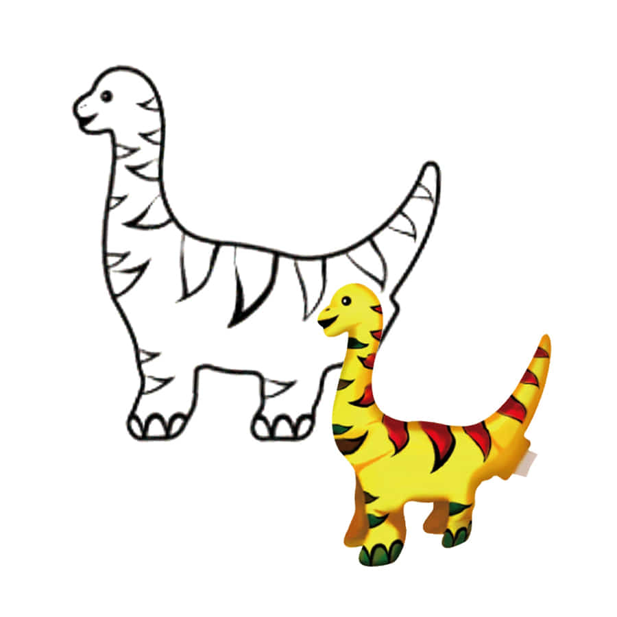 노리프렌즈 만들기재료 - 컬러룬 공룡 세이스모사우루스 10인용 색칠놀이