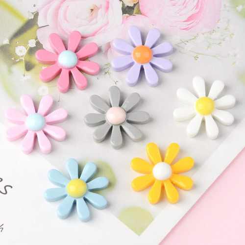 노리프렌즈 만들기재료 - 데코파츠 코스모스 10개 꽃비즈 공예 재료