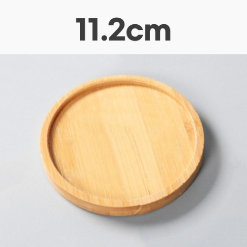 노리프렌즈 만들기재료 - 대나무컵받침 원형 11.2cm 타일공예 만들기 재료