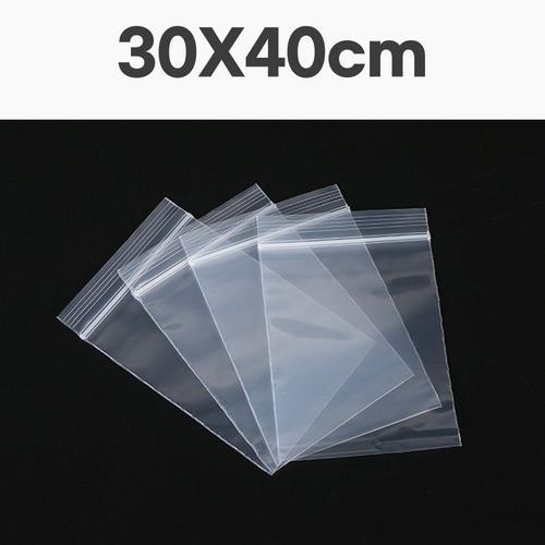 노리프렌즈 만들기재료 - 투명비닐 지퍼백 약30X40cm 0.05T 약100매