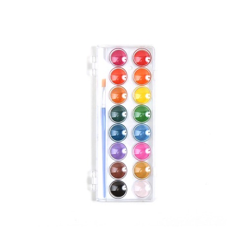 노리프렌즈 만들기재료 - 솔리드 수채화고체물감 16색세트 미술용품 채색도구