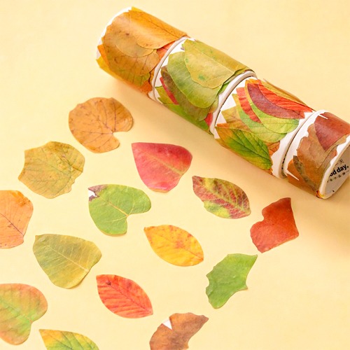 노리프렌즈 만들기재료 - 단풍 마스킹테이프 가을 꾸미기 공예 재료