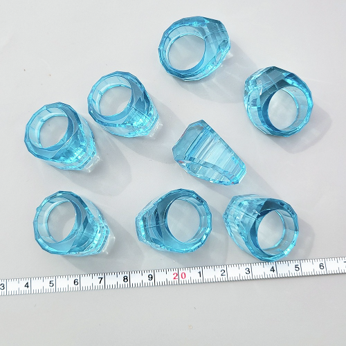 노리프렌즈 만들기재료 - PVC 원형반지 5개 악세사리 꾸미기 공예 재료