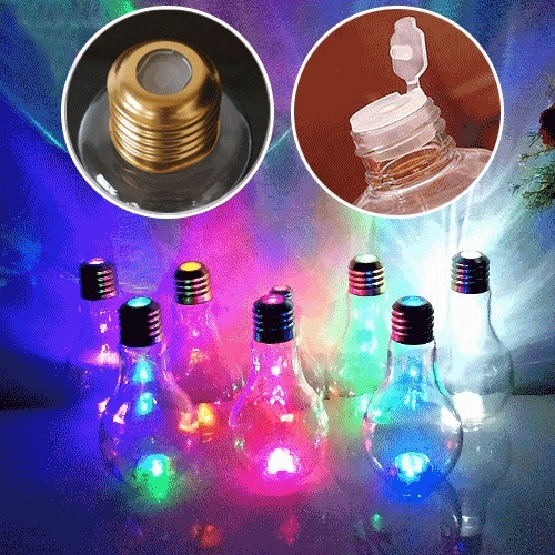 노리프렌즈 만들기재료 - PVC전구케이스 LED 무드등 약400ml