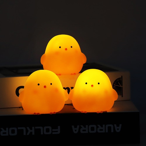 노리프렌즈 만들기재료 - LED탁상램프 동물 무드등 노란병아리
