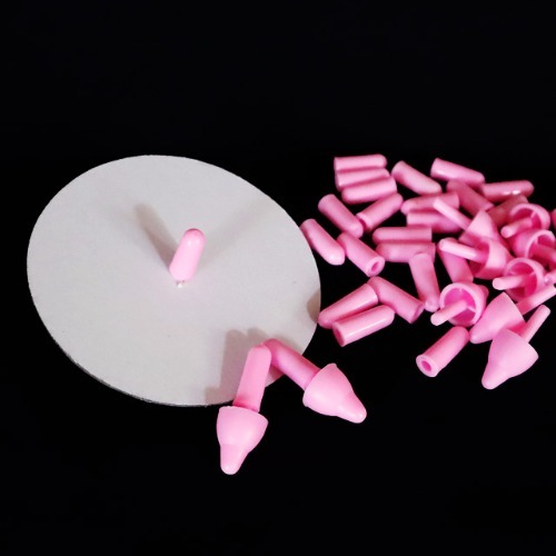 노리프렌즈 만들기재료 - PVC팽이심 분홍 팽이부자재 팽이판별도