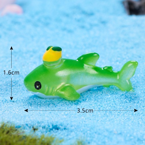 노리프렌즈 만들기재료 - 미니어처 바다생물 초록상어